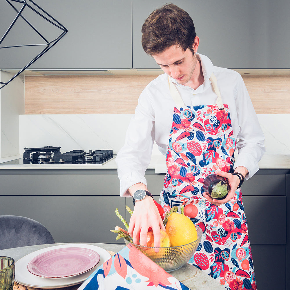 Delantal estampado 8414-4