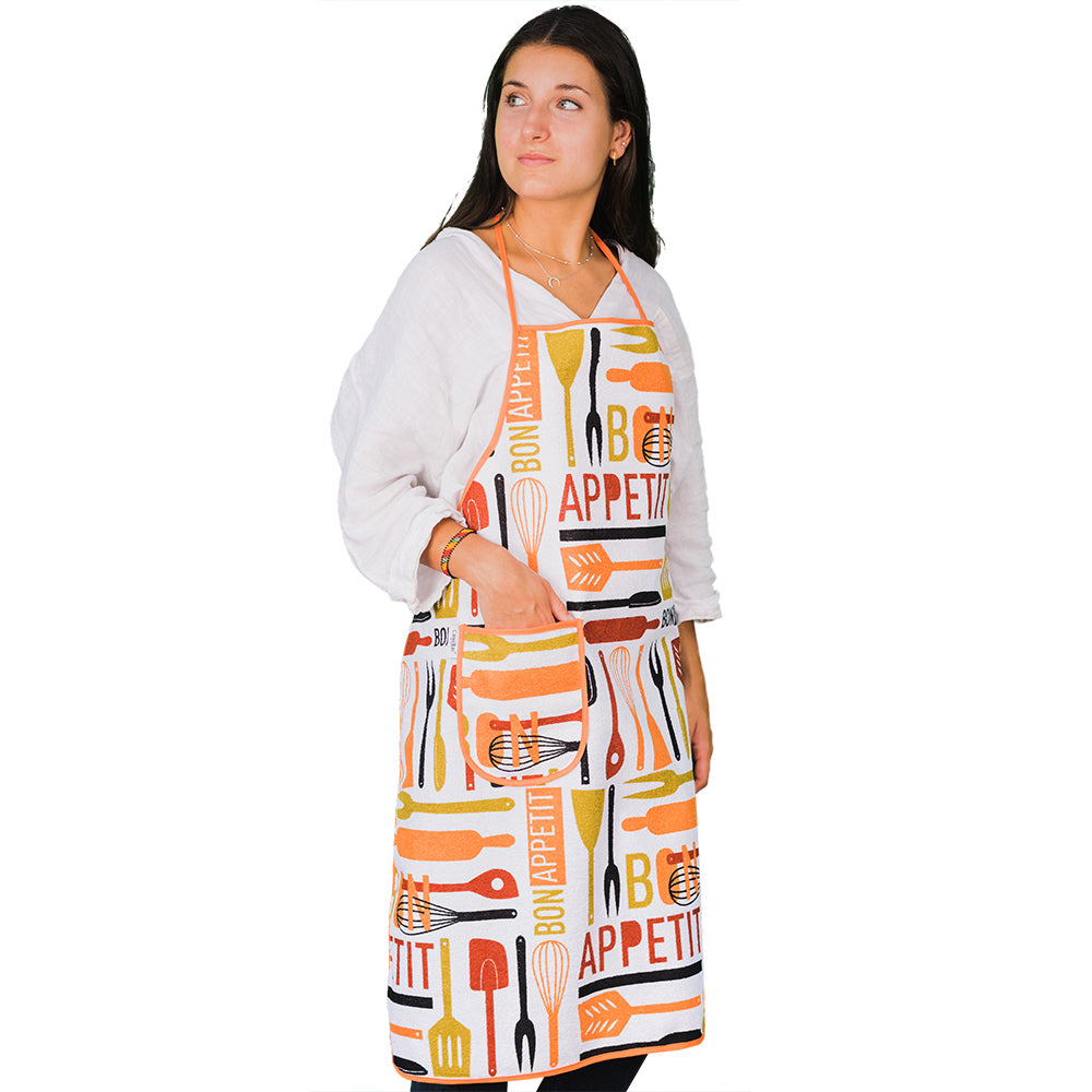 Delantal rizo con protección PVC 8700-11