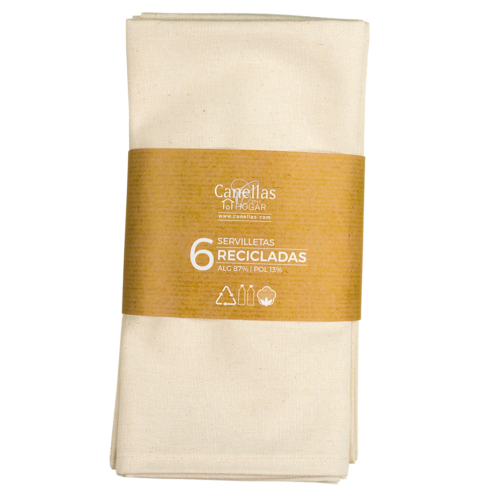 6 Servilletas RECICLADAS 808-3