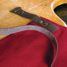 Delantal tejido detalles cuero 8016-1