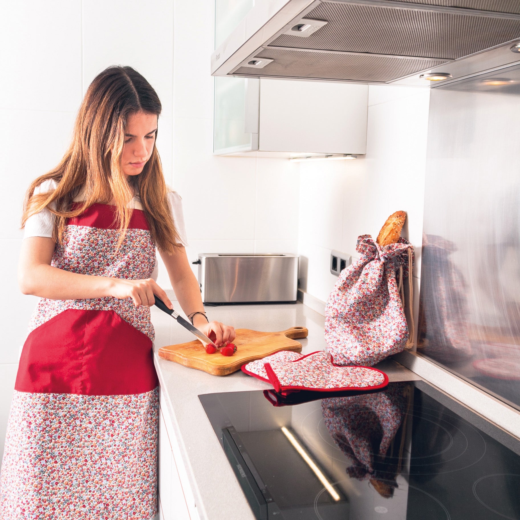 Delantal estampado 8417