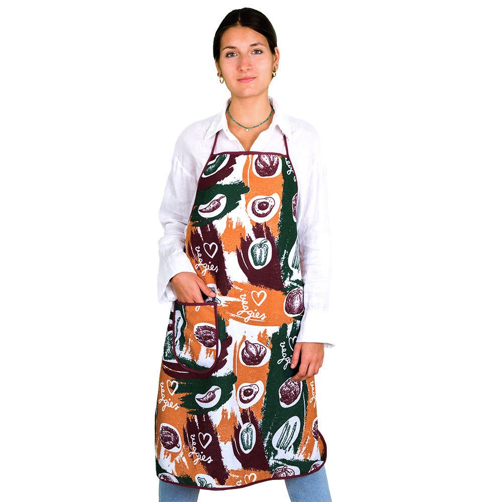 Delantal rizo con protección PVC 8700-13