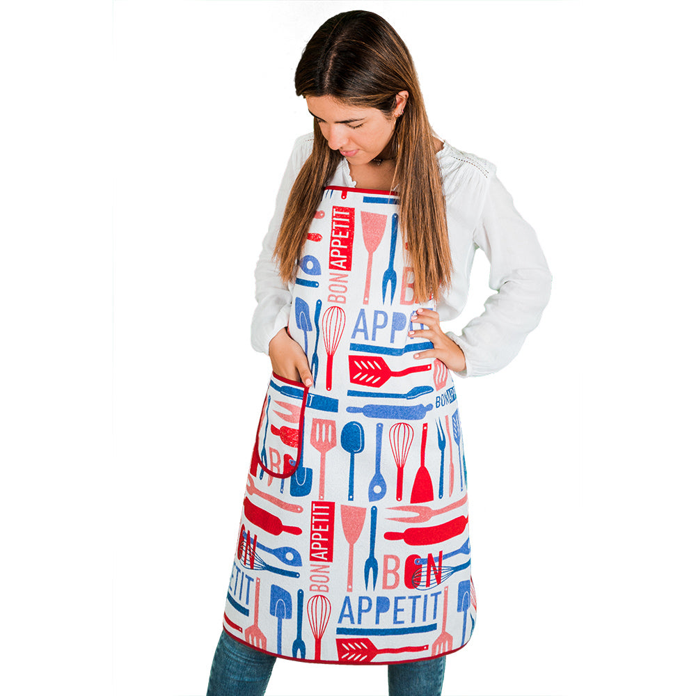 Delantal rizo con protección PVC 8700-17