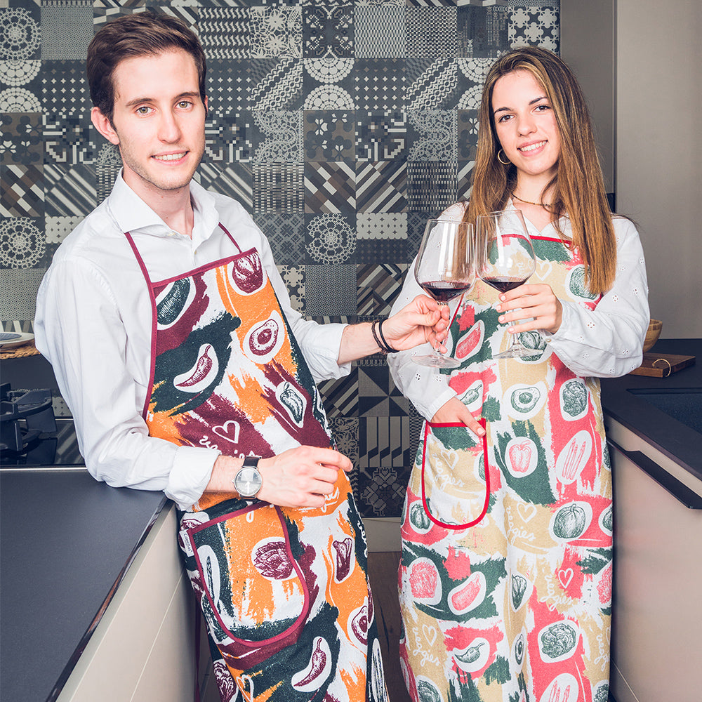 Delantal rizo con protección PVC 8700-18