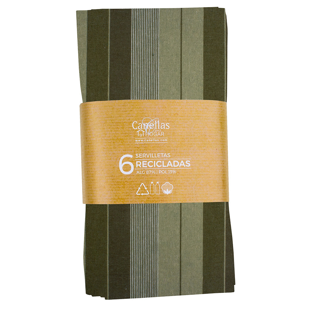 6 Servilletas RECICLADAS 808-2